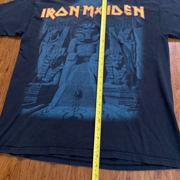 Vintage Iron Maiden shirt Powerslave metal rock - Picture 7 of 7